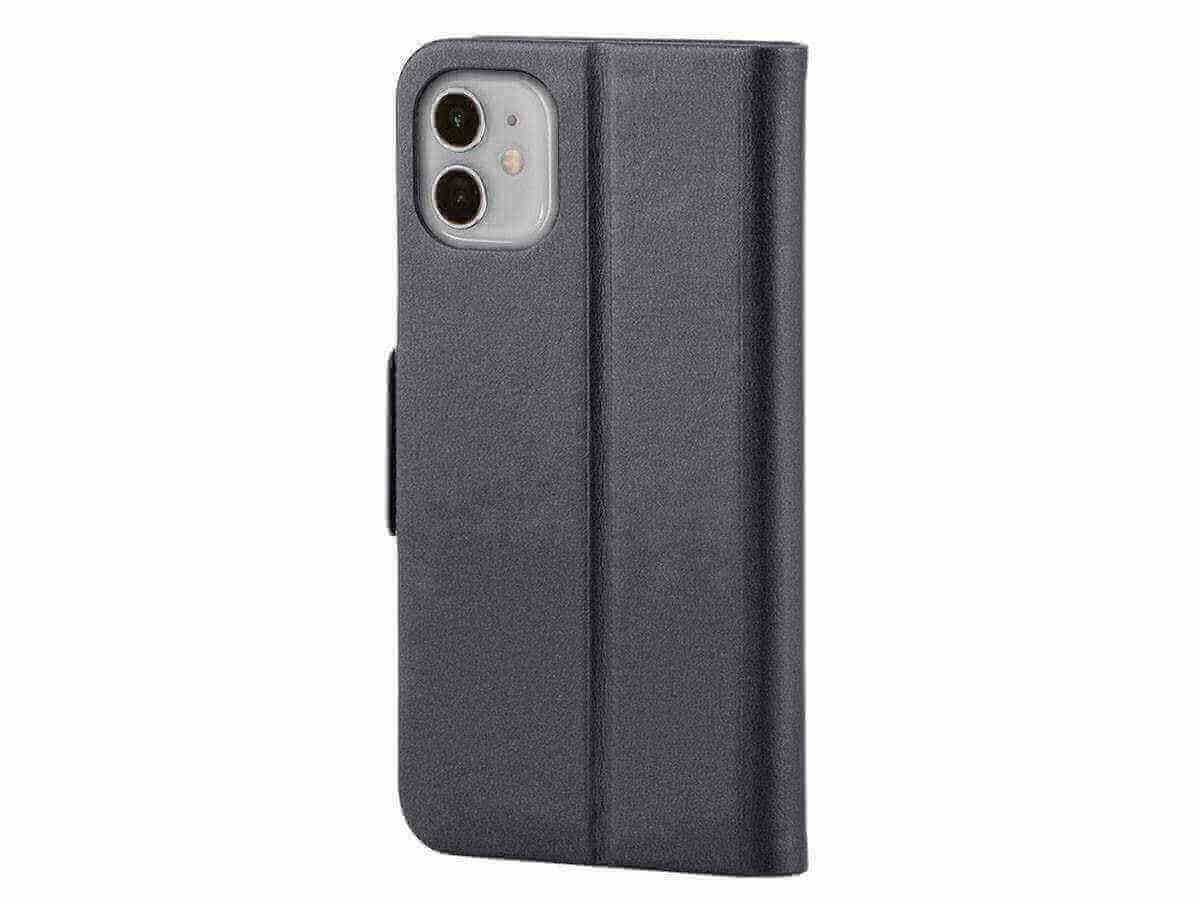 Monoprice iPhone 11 6.1 PU leather wallet in black form1